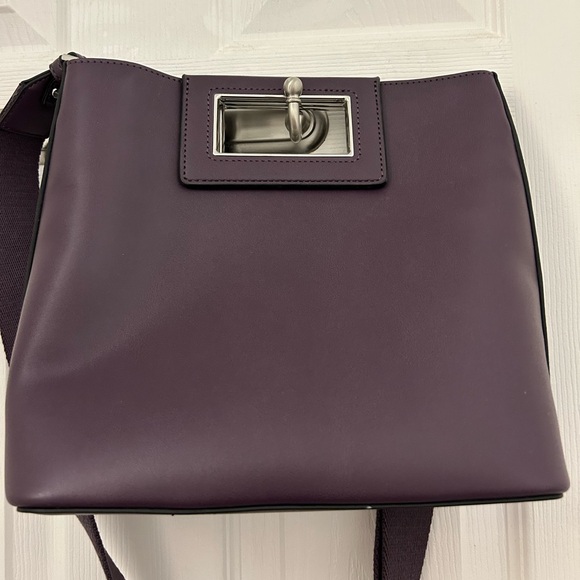 Calvin Klein Eira North/South Purple Crossbody with Mini Bag - Picture 3 of 6